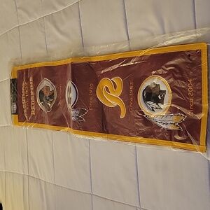 Washington Redskin Wool Banner.  New